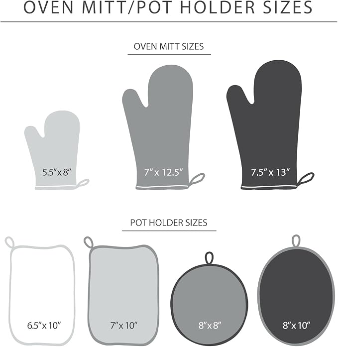 KITCHENAID Ribbed Soft Silicone Oven Mitt 2-Pack Set, Lavender Cream - Image 6