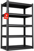 Set of 7, Adjustable Heavy Duty Metal Shelving Unit and Storage Large Rack by Unknown