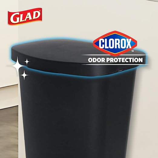 Glad 13 Gallon Trash Can | Plastic Kitchen Waste Bin - Image 3