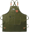 OUNLEN Chef Apron for Men Women Canvas Aprons by OUNLENAPRON
