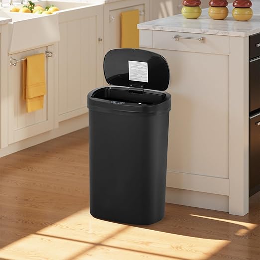 BestOffice | 13 Gallon Plastic Trash Can - Image 2
