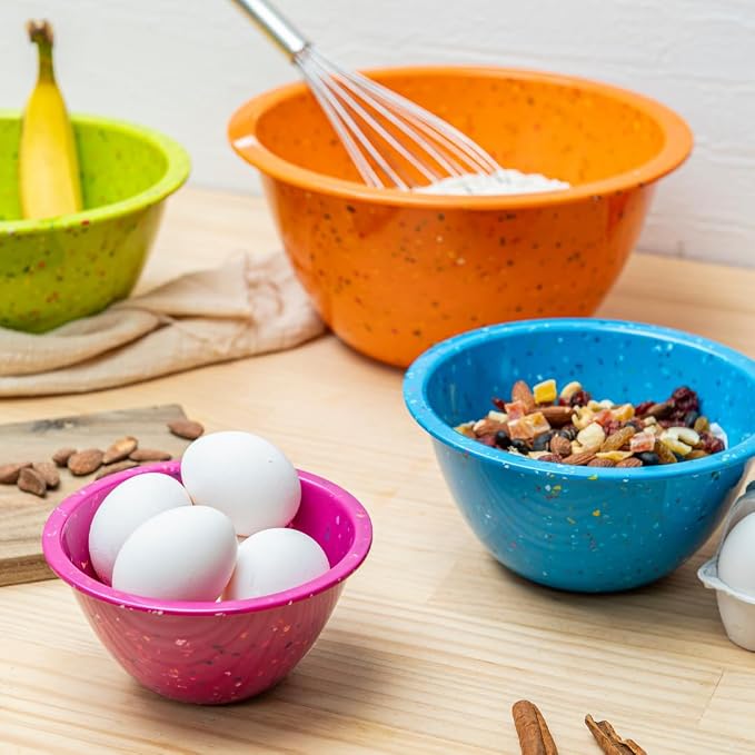 bzyoo Confetti Nesting Mixing Bowls Set - Image 9
