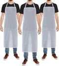Hercicy 3 Pcs Heavy Duty Waterproof Aprons 47" PVC Vinyl Aprons Transparent by Hercicy