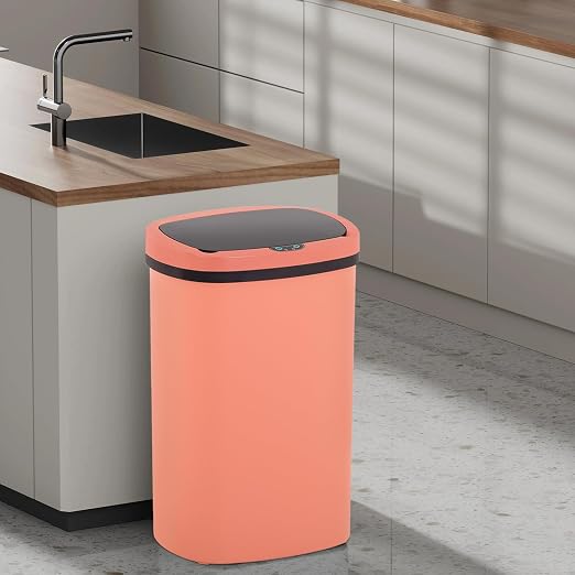 PayLessHere | 13 Gallon Plastic Trash Can | Pink | Automatic Touchless Lid - Image 6
