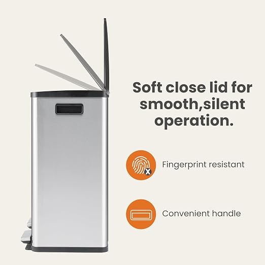 2×8 Gallon Kitchen Trash Can - Image 6