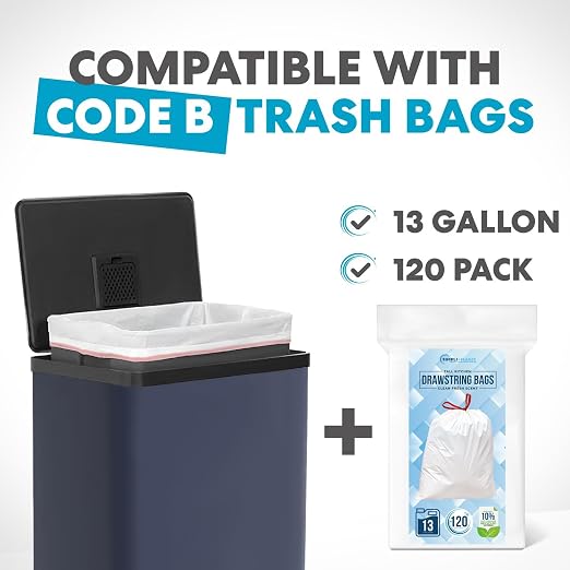 SIMPLI-Magic 50L / 13.2 Gallon Kitchen Trash Can - Image 2