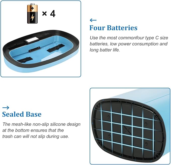 Bigacc 13 Gallon Automatic Touchless Trash Can - Image 3