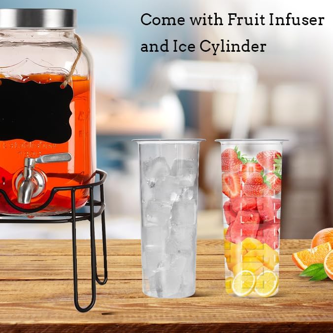 Drink Dispenser, 1 Gallon Beverage Dispenser - Image 5