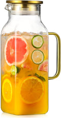 2 Quart Square Glass Pitcher by NETANY