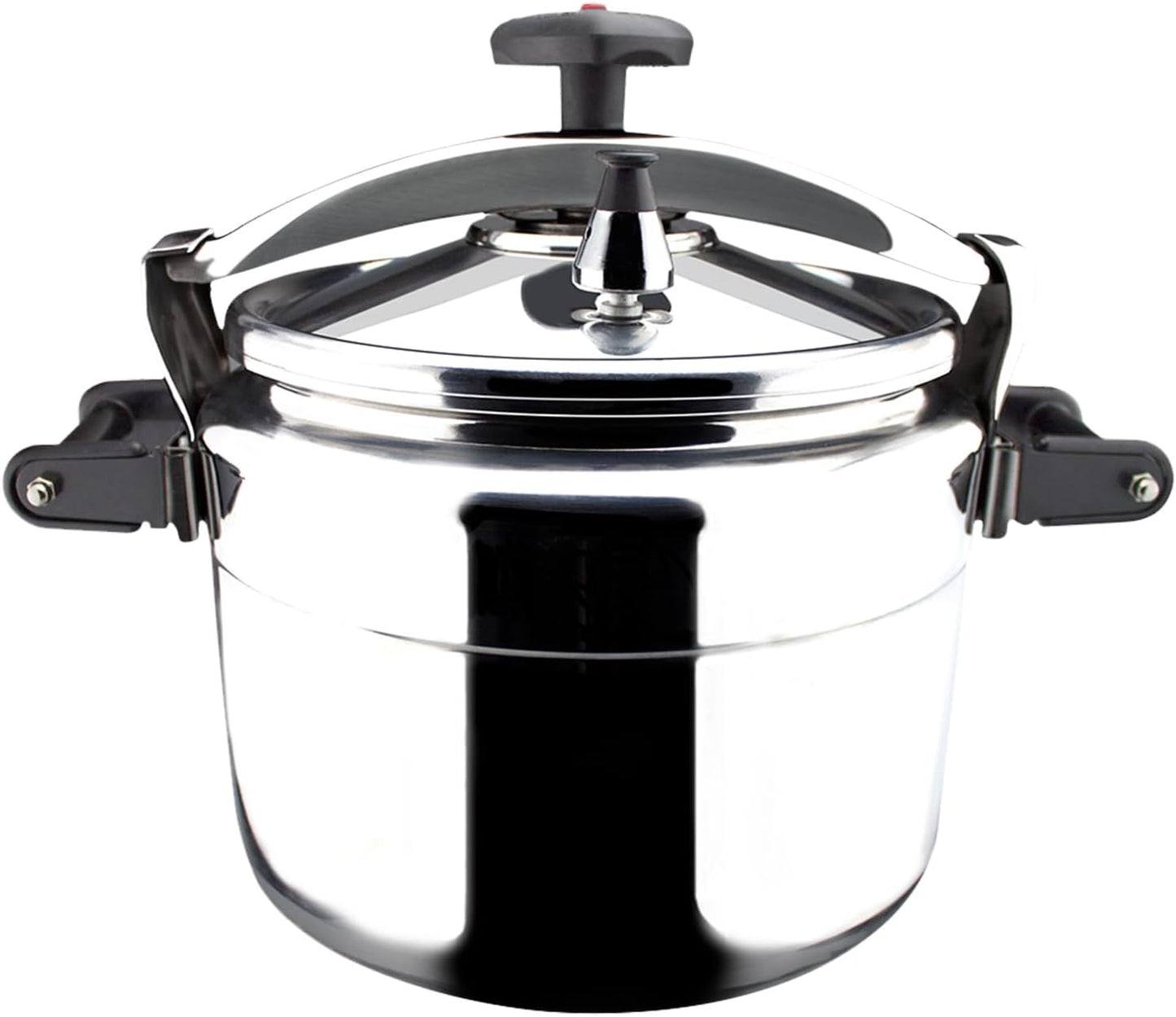 MAGEFESA Chef 23-Quart Aluminum Pressure Cooker – Stainless Steel Lid, Thermodiffusion Base, 3 Safety Systems, Fast & Even Cooking