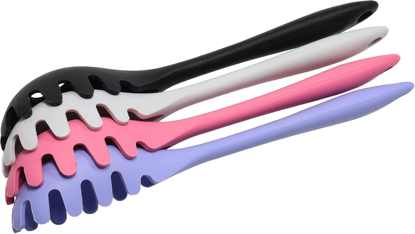 Chef Craft Premium Silicone Spaghetti/Pasta Fork, 11.5 inch, Pastel Blue
