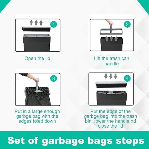 BestOffice 13 Gallon Trash Can Automatic Kitchen Trash Can Touch Free - Image 5