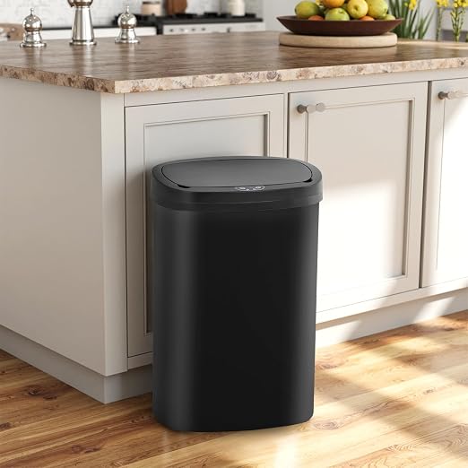 BestOffice | 13 Gallon Plastic Trash Can - Image 3