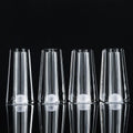 Salt and Pepper Shaker Set Spice Dispenser Refillable Design Cut Crystal Seasoning Shaker Kitchen Decor for Cooking Table, RV, Dinner Party, Camping BBQ (Set Of 4)