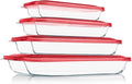 KOMUEE 8 Pieces Glass Baking Dish by KOMUEEUS