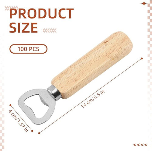 100 Pcs Wooden Bottle Opener - Image 2