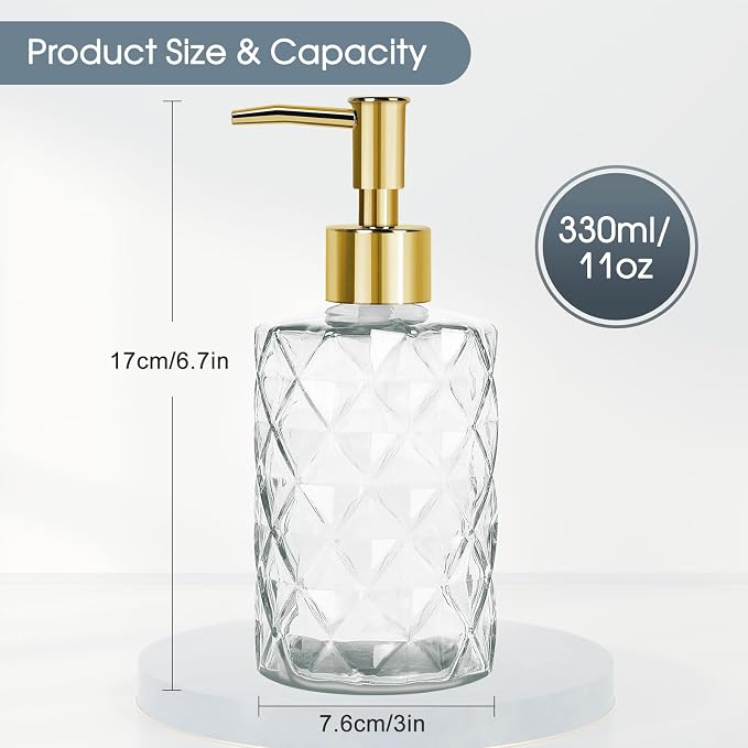 Topsky Glass Soap Dispenser - Image 4