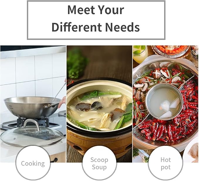 Newness 2 Pack Soup Ladle, Resilient 304 Stainless Steel Soup Spoon - Image 8