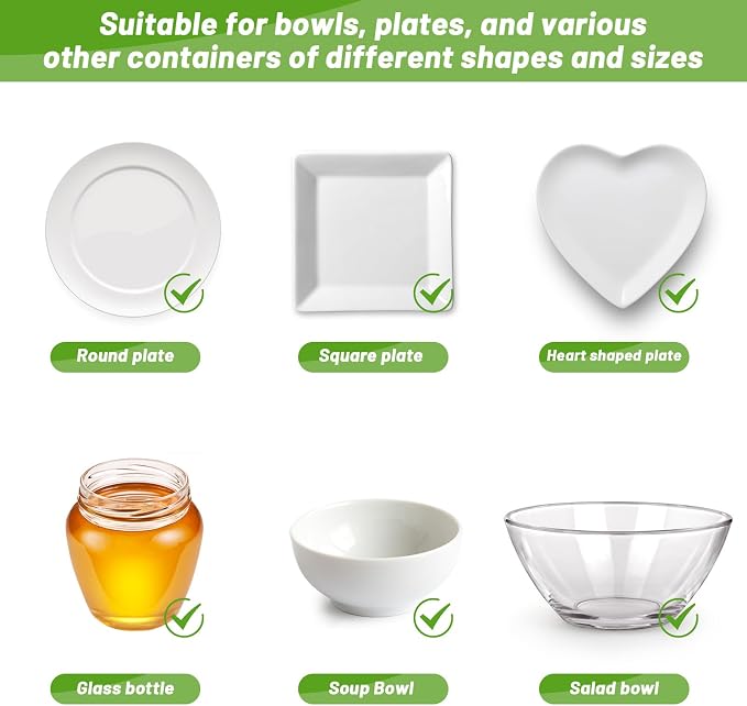 130Pcs Reusable Elastic Food Bowl Storage Covers, Sublaga Bowl Covers, Variety - Image 4