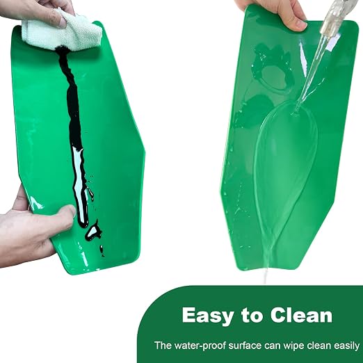 Reused Flexible Foldable Oil Funnel, Available in Green - Image 5