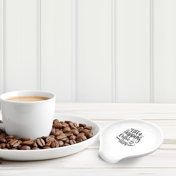 Funny Coffee Spoon Holder-Coffee Spoon Rest-Cafe Bar Station Accessories-Life - Image 4