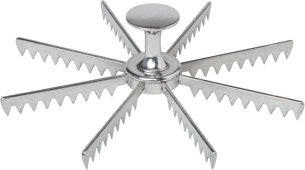 Mrs. Anderson’s Baking Pie Marker, Guideline, and Portion Divider, 8 Slice,Silver
