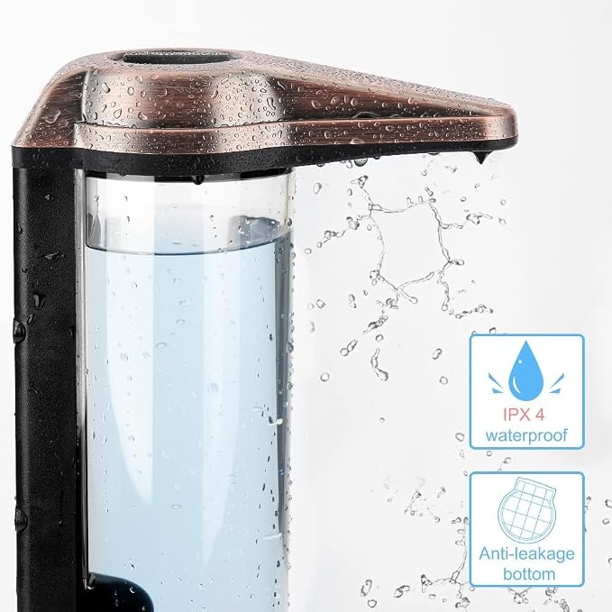 Secura 17oz Automatic Liquid Soap Dispenser, Touchless Battery Operated Hand - Image 6
