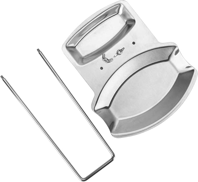 Lid and Spoon Rest Shelf, 304 Stainless Steel Pan Pot Cover Lid Rack Stand - Image 8