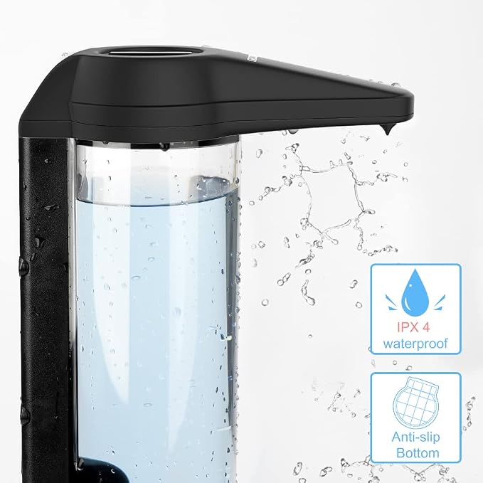 Secura 17oz Automatic Liquid Soap Dispenser, Touchless Battery Operated Hand - Image 6