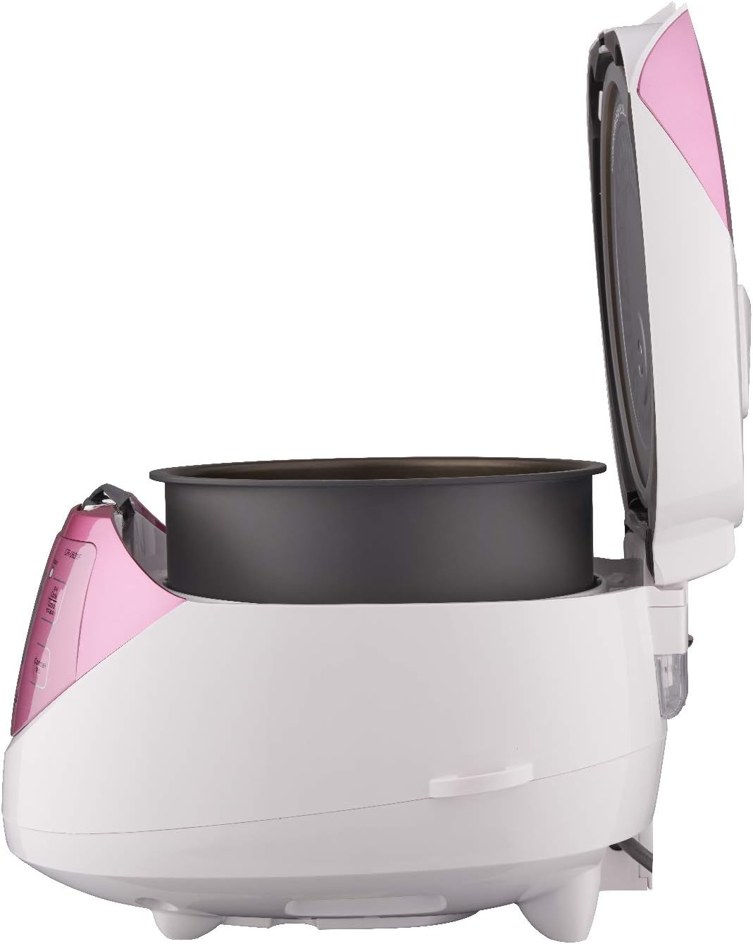 CUCKOO CR-0631F 6-Cup (Uncooked) / 12-Cup (Cooked) Micom Rice Cooker with Nonstick Inner Pot, 7 Menu Modes, LCD Display, Fuzzy Logic Tech, Auto Clean (White/Pink)