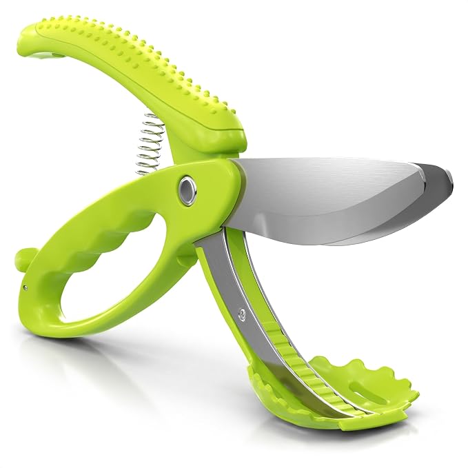 Salad Scissors for Chopped Salad – Multiblade Food Scissor Chopper by LIBERHAUS