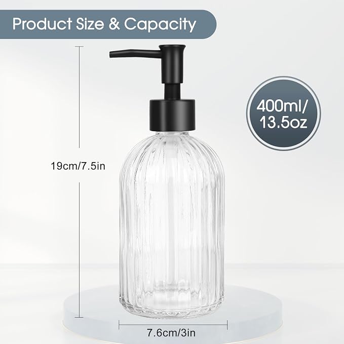Topsky Glass Soap Dispenser - Image 4
