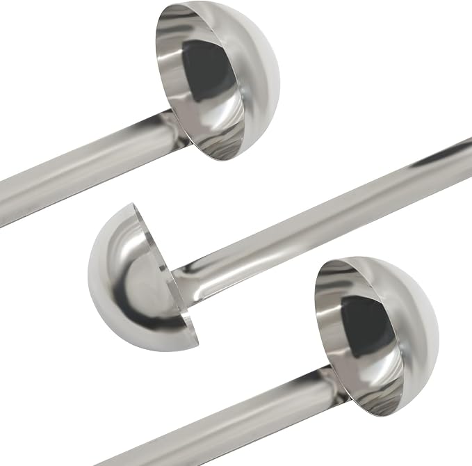 10 Oz Stainless Steel Ladle, Portioning and Serving Soup and Stew in - Image 5