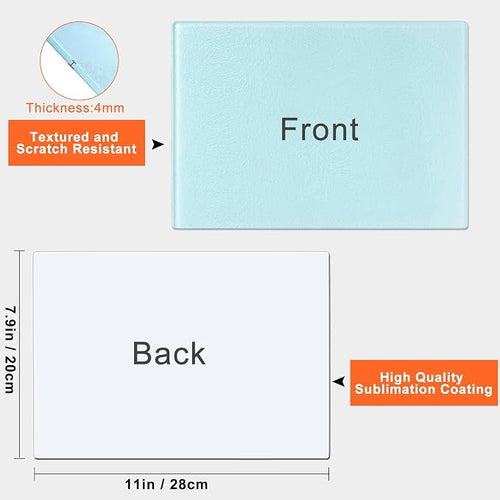 10 Pcs Sublimation Cutting Board Blanks, 11x8 Inch Tempered Glass Sublimation - Image 2