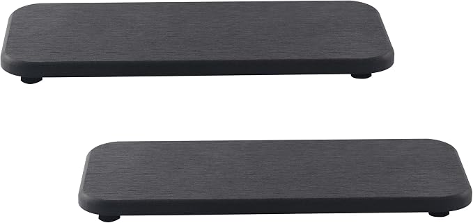 NiuYichee 2 Pcs Water Absorbing Stone Trays, Kitchen/Bathroom Sink Soap Dish by NiuYichee