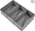 Bructhun Sock Drawer Organizer 3 Pack by Bructhun