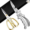 Stainless Steel Heavy Duty Kitchen Scissors by AUDAMI
