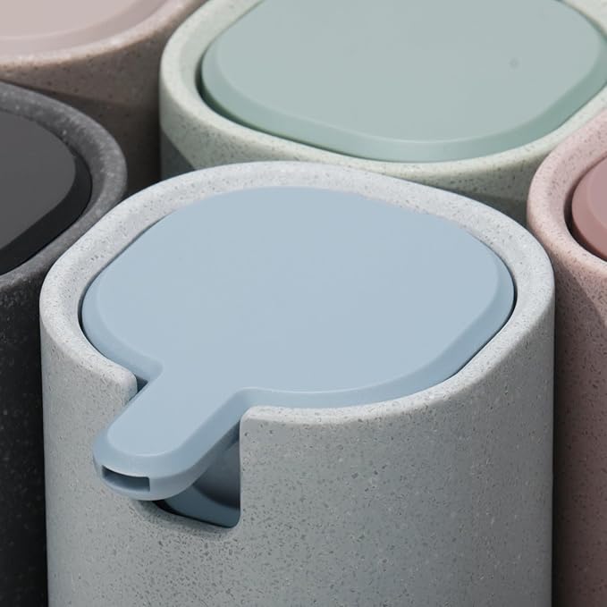 LINE+ARC Modern Easy-to-Press Soap Dispenser. No-Rust Cute Bathroom Green - Image 7