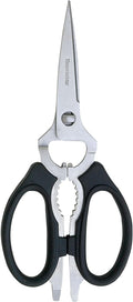 Messermeister 8-Inch Take-Apart Kitchen Scissors, Nut Cracker, Jar Lid by Messermeister