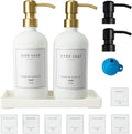 Glass Soap Dispenser for Kitchen, Farmhouse Kitchen Dish Soap Dispenser&Hand by Eggs+sound