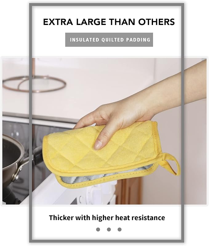 Joyhalo 5 Pack Heat Resistant Pot Holders - Image 4