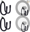 2 Pack Pot Lid Organizer Rack, No Drilling Adhesive Wall/Door Mounted Rustproof by Pmsanzay