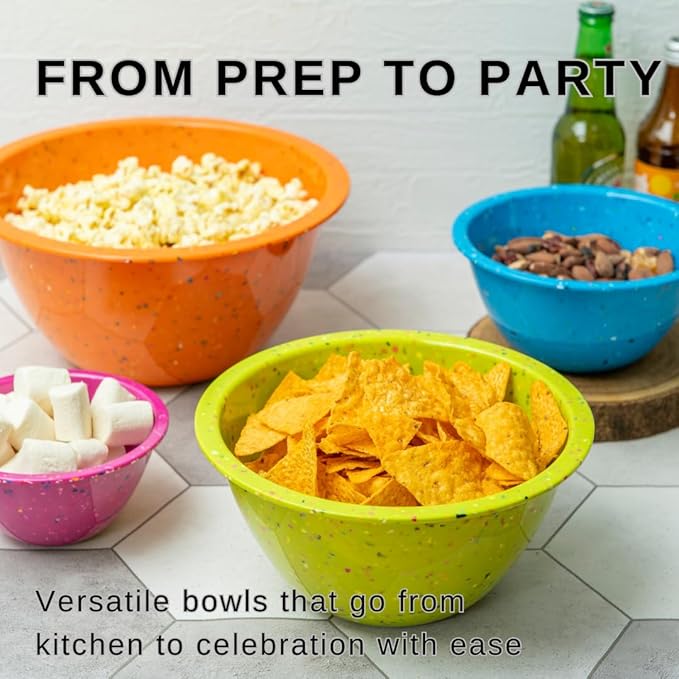 bzyoo Confetti Nesting Mixing Bowls Set - Image 5