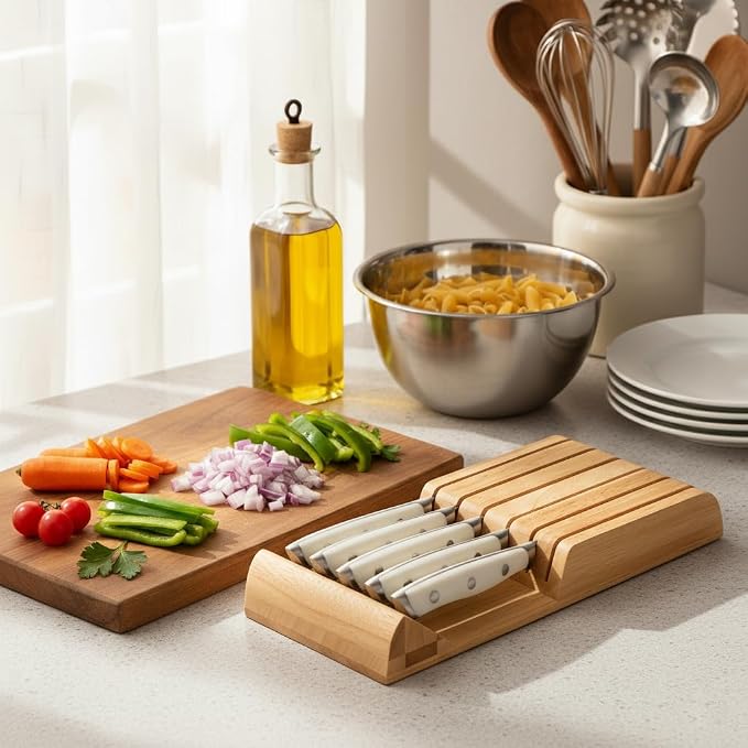 Alata 6-Piece White Steak Knives Set - Image 2