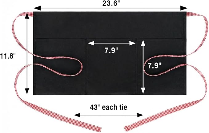 BOHARERS 3-Pocket Waist Apron - Image 6