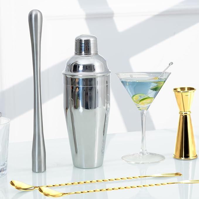 BRIOUT 2 Pcs Bar Spoon, 12 Inches Long Handle Drink Stirrer, Stainless Steel - Image 7