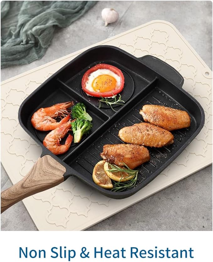 AMOAMI-Dish Drying Mats for Kitchen Counter-Silicone Dish Drying Mat-Kitchen - Image 5
