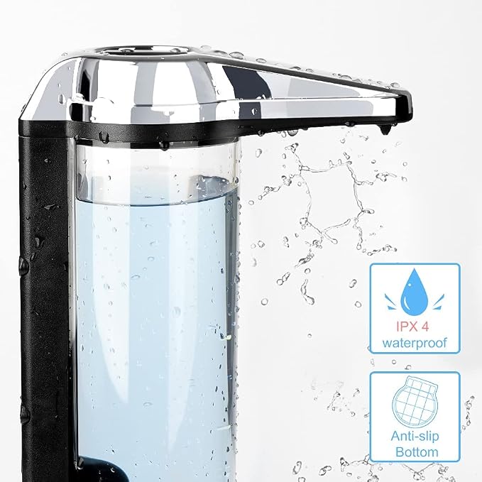 Secura 17oz Automatic Liquid Soap Dispenser, Touchless Battery Operated Hand - Image 5