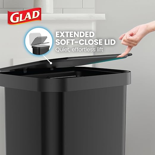 Glad Stainless Steel Step Trash Can, Series 2 - Image 7