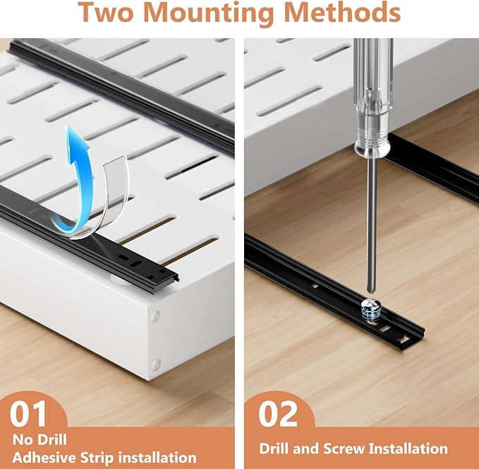 1 Pack Pull out Cabinet Organizer, Width Depth, - Image 6